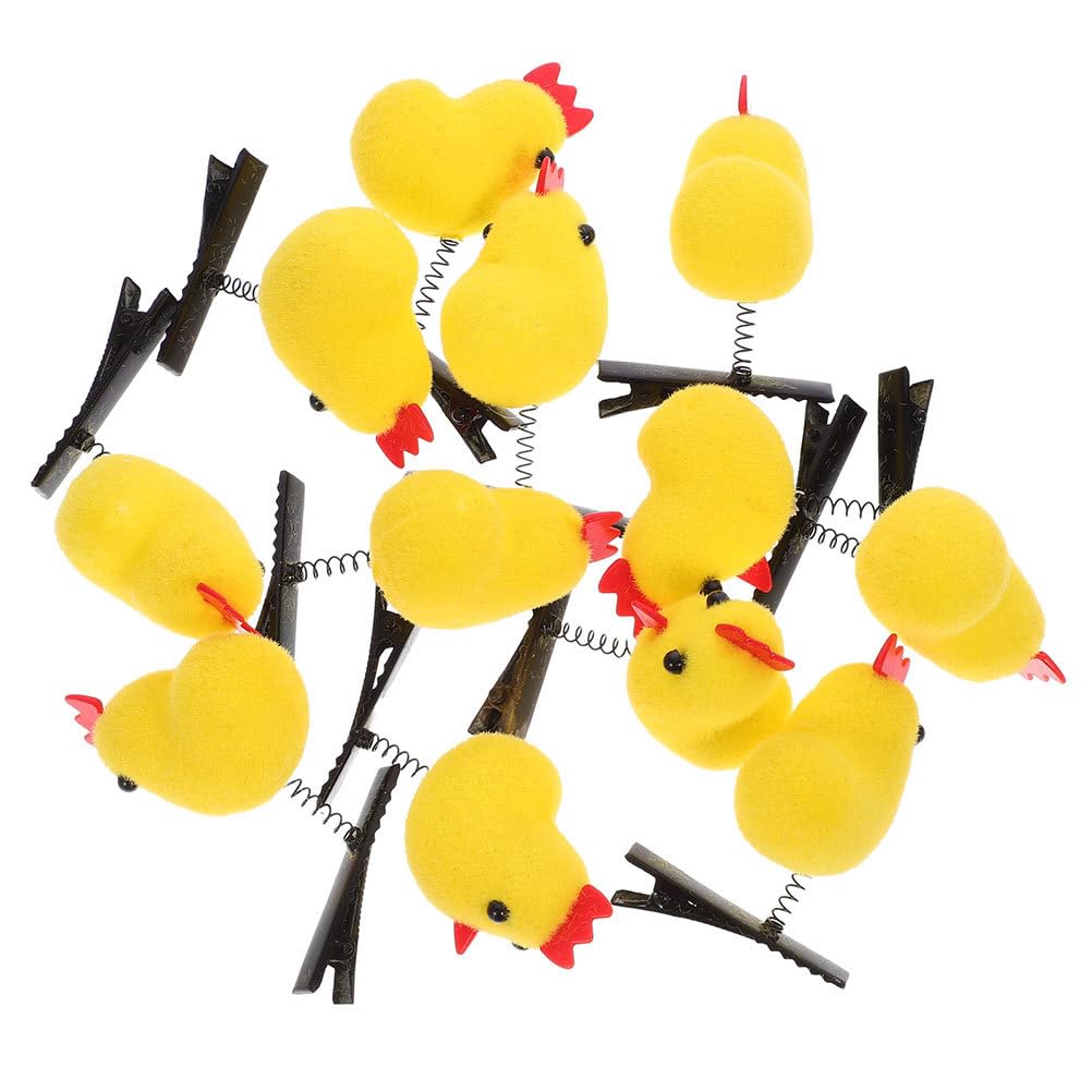 Healvian Little Chicken Hair Clips 24Pcs Cute Yellow Chick Decorative Hair Barrettes for Girls Party and Everyday Use - Image 4
