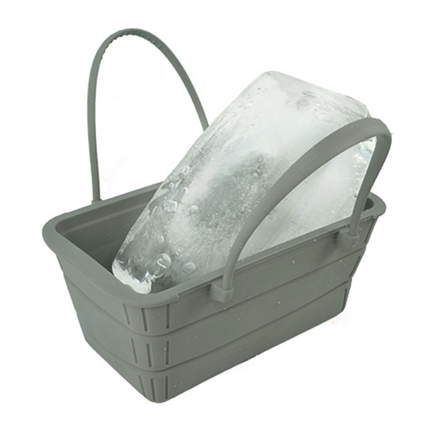 Bottle Drink Cooler for Wine, Lightweight Outdoor Basin Bucket, 700ml Foldable Reusable Leak Proof Portable Bin, Wine Drink Chilling Tub for Outdoor Picnics BBQs Camping Beach Boating Weddings