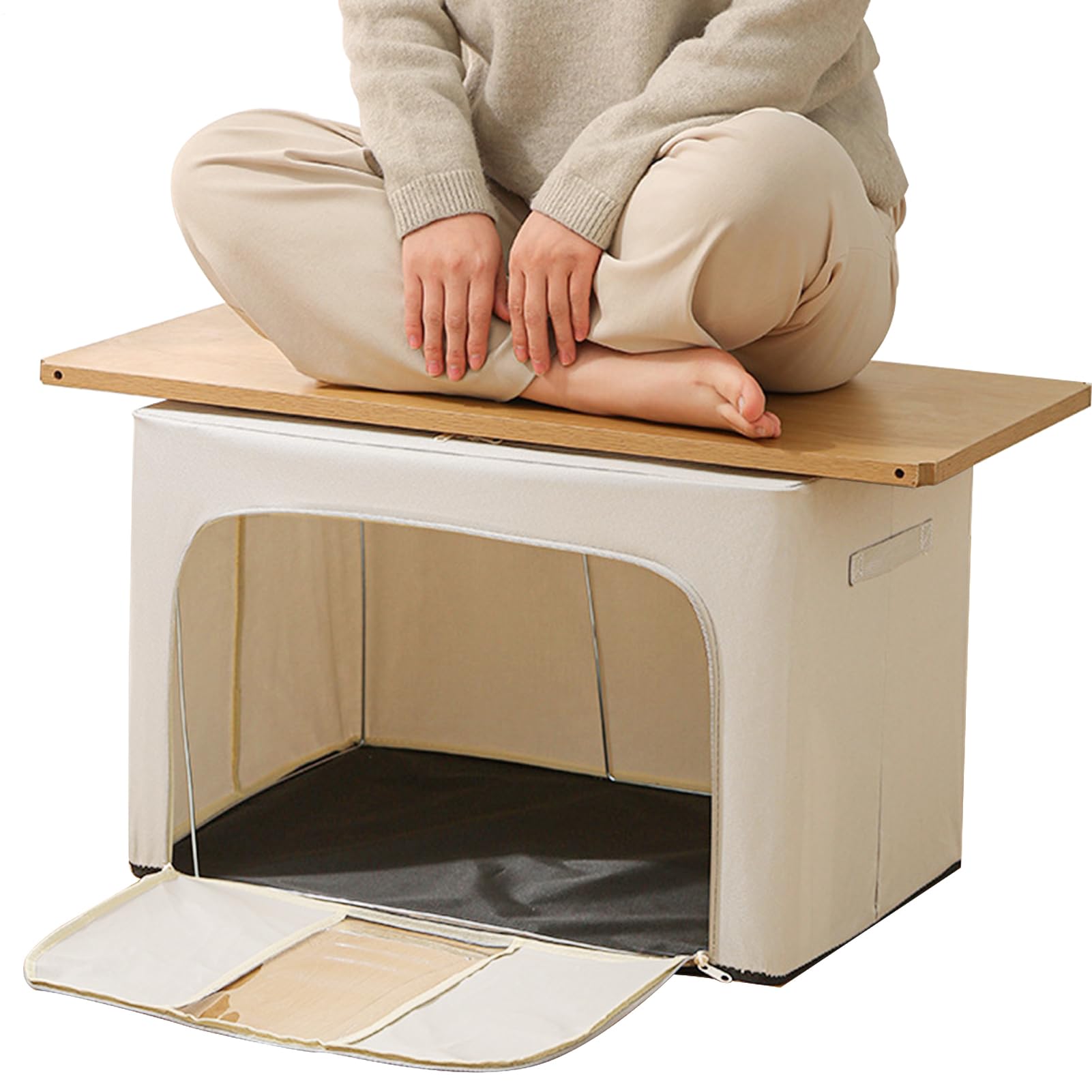 Boîtes de rangement pour vêtements contre la poussière et le désordre des placards de maison