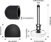 Vista 36 de Stylus (5 unidades), lápiz capacitivo 2 en 1 para pantalla táctil, alta precisión y sensibilidad, adecuado para tabletas iPhone/iPad/Android
