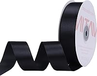 Vista 5 de VATIN Cinta de satén sólido verde de 1-1/2 pulgadas, cinta de tela artesanal de 50 yardas para envolver regalos, arreglos florales, decoración