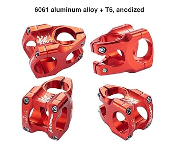 Profile ハンドル用 ステム レッド Amazon.co.jp: 自転車 ハンドル ステム 31.8mm 1-1/4