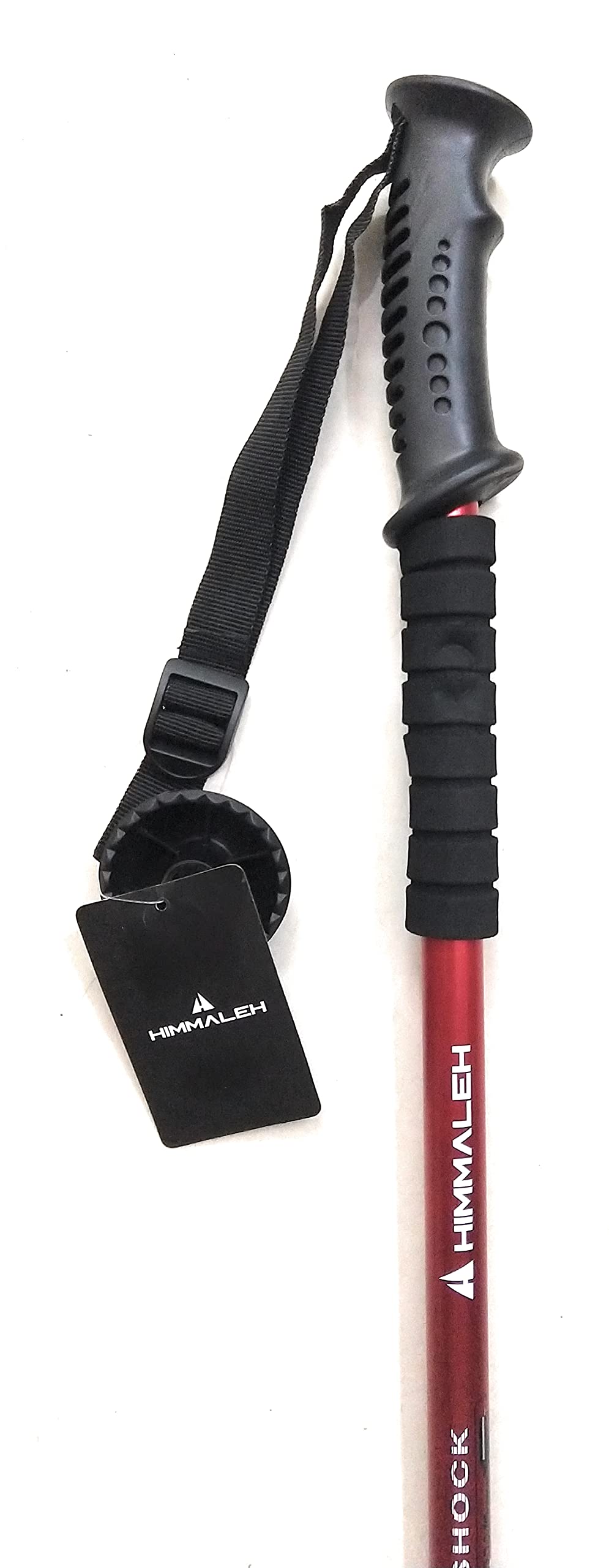 ADD GEAR Carbonlite Ultrastrong Trekking Pole 7075 Aerospace Aluminum Foldable 135 cm Anti-Shock EVA Foam Handle Hiking Walking Sticks All Terrain Alpenstock Mountaineering Trekking Pole (Red)(1 pc)