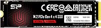 Vista 8 de Silicon Power 4TB UD90 NVMe 4.0 Gen4 PCIe M.2 SSD R/W hasta 5000/4500 MB/s (SP04KGBP44UD9005)
