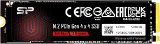 Silicon Power 500GB UD90 NVMe 4.0 Gen4 PCIe M.2 SSD R/W up to 5,000/2,700 MB/s (SP500GBP44UD9005)