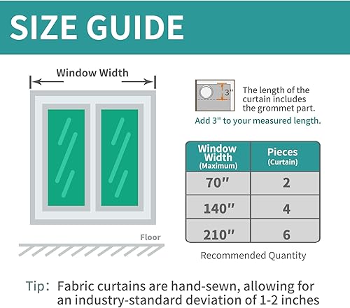 Miniatura 8 de BGment Cortinas opacas con superposición transparente, cortinas de tul plateado impreso de doble capa para sala de estar, cortinas de ventana con