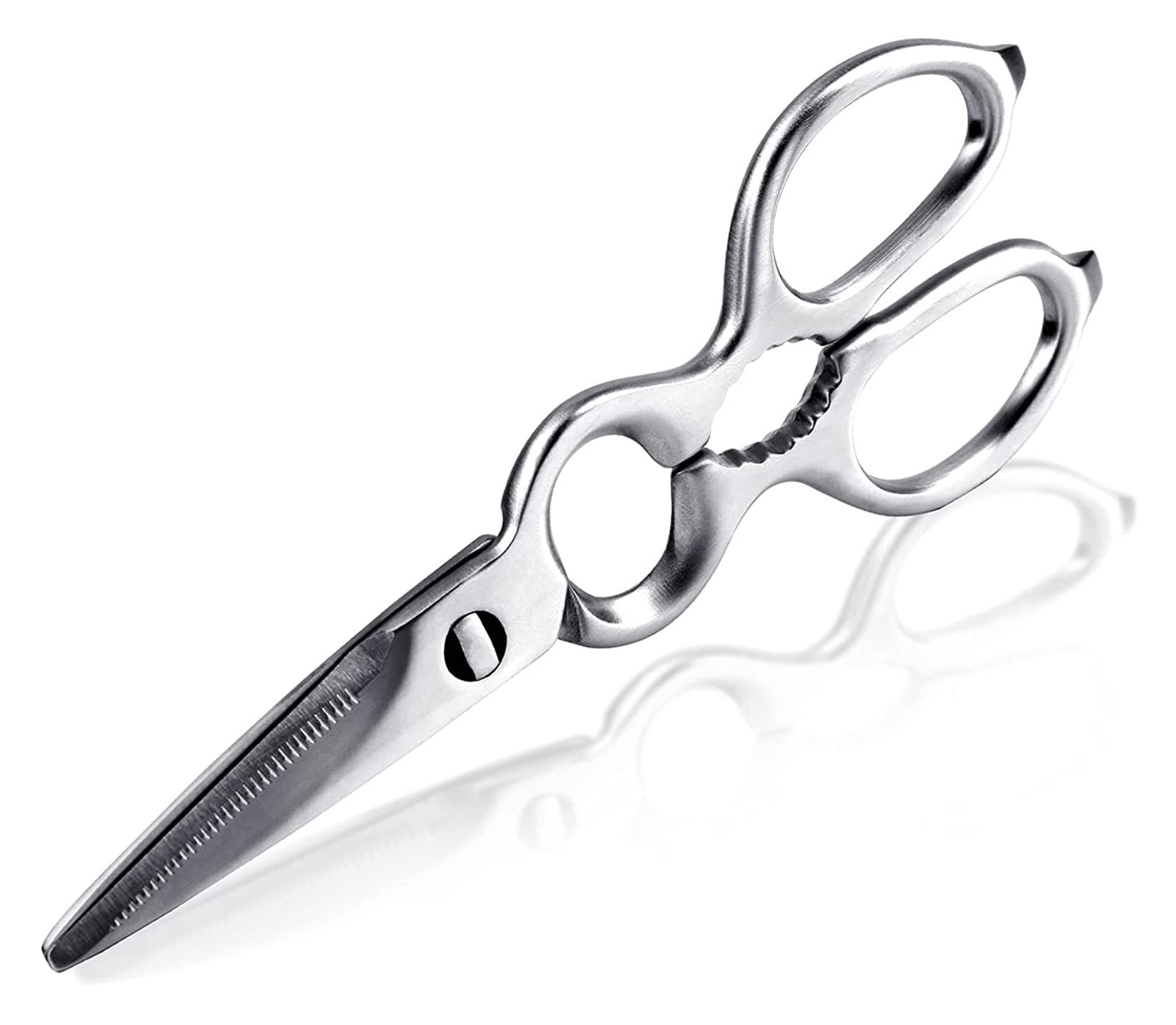 Gthtuhfd Kitchen Scissors Multifunctional Kitchen Scissors Stainless Steel Scissors Nut Opener Chicken Bone Scissors