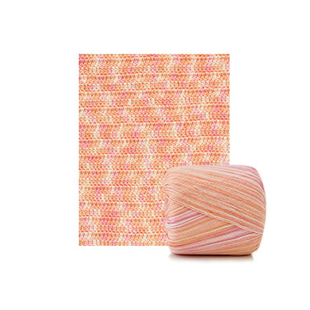 300G Segment Gefärbtes Spitze Garn-Bällen für Häkeln und Stricken Kleider Kleidung Tücher Halsbänder Taschen Puppen Hüte, Regenbogen,C