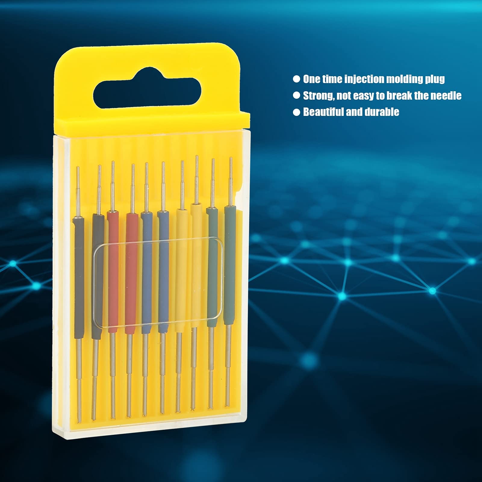 10 sztuk Micro IC klips hakowy ABS IC przewody pomiarowe Mini klip element elektroniczny do analizatora stanów logicznych generator sygnału programatora;