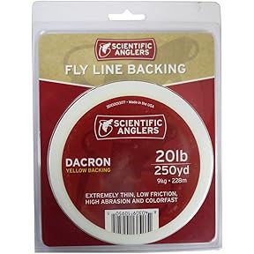 Scientific Anglers XTS Gel Spun Fly Line Backing, 50 lb Test, Yellow - 100, 150, 200, 250, 300, 400, 500 up to 3000 yds (200 yds)