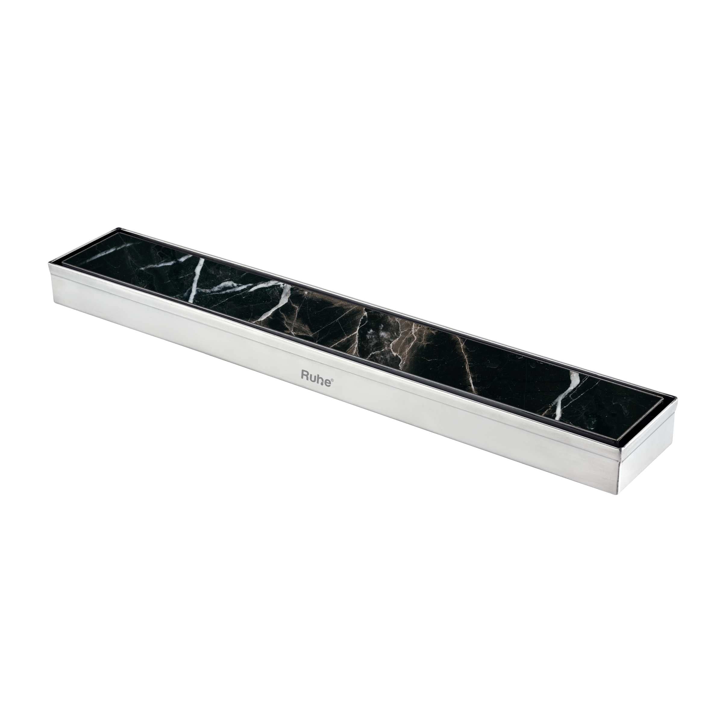 Ruhe® Tile Insert Floor Drain | 24 x 2 Inches Waste Water Floor Drain for 13mm Tile | 304 Stainless Steel Invisible Shower Drain Channel | Drain Channel with Trap/Jali (B0BVJ6L3RX) Amazon Price History, Amazon Price Tracker