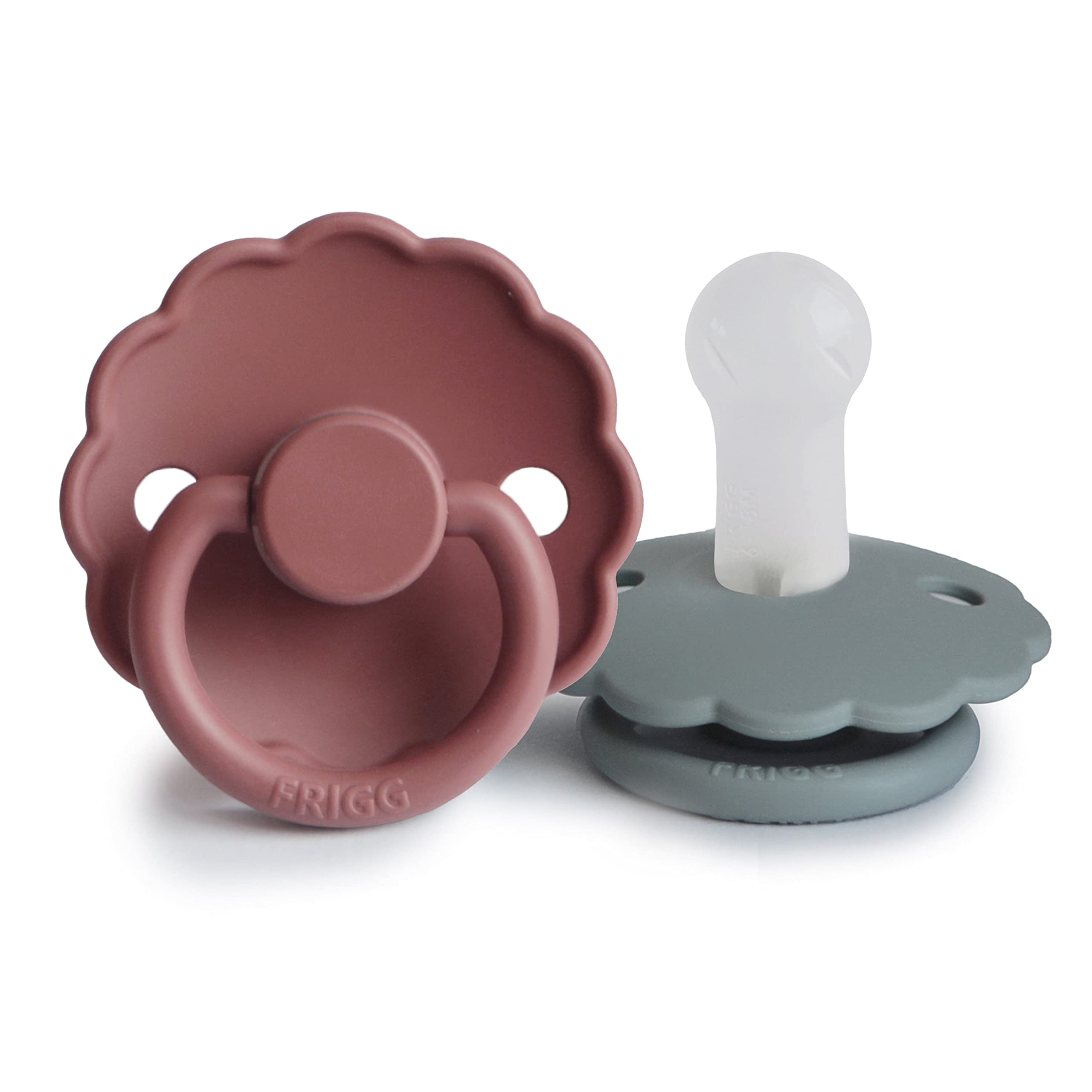 FRIGG Daisy Chupete 2-Pack | Chupete de silicona | Sin BPA | Fabricado en Dinamarca | Tetina simétrica tipo cereza | (Cream/Croissant, Talla 1 (0-6 Meses)) — view 21