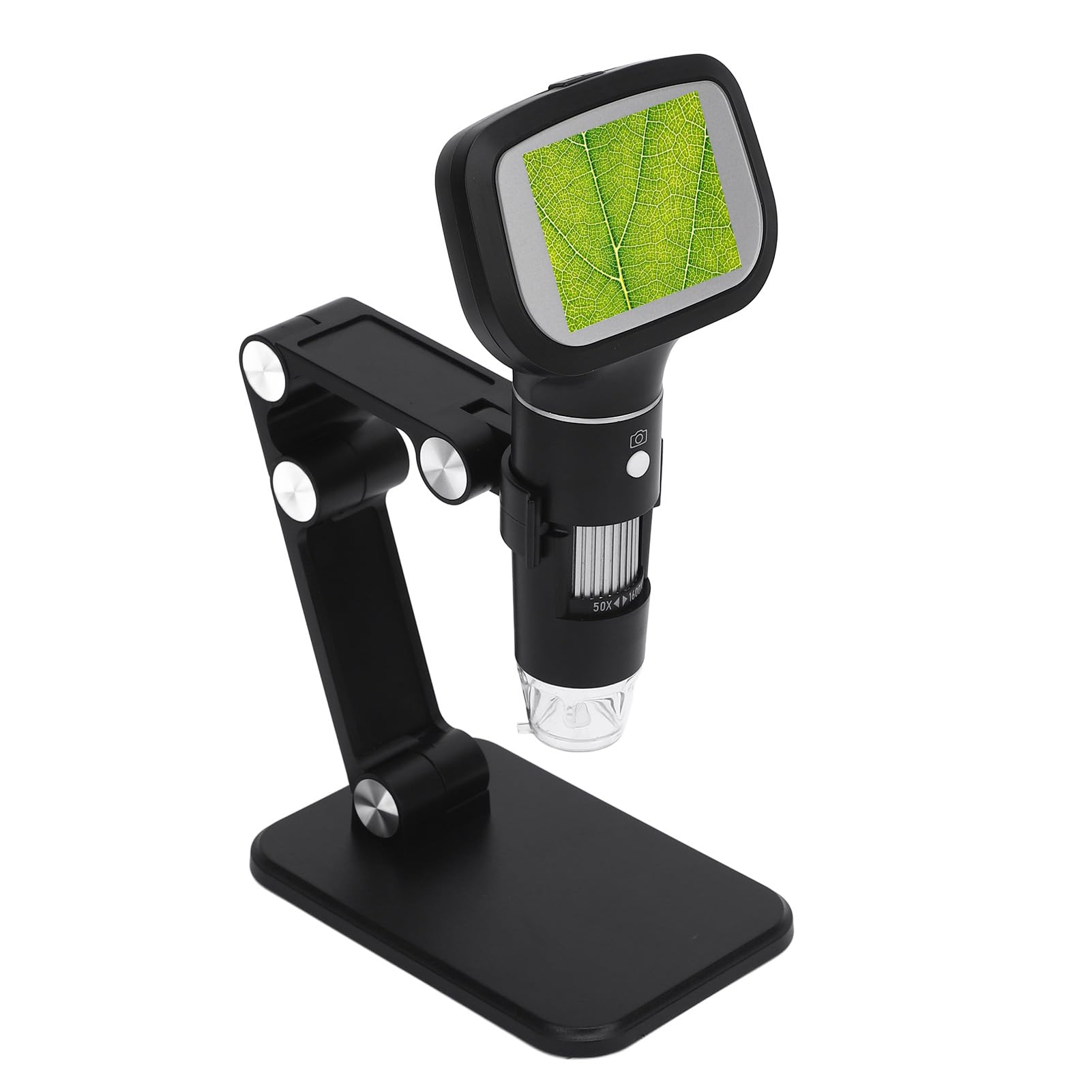 TARSHYRY Microscopio Portátil, Microscopio Digital Portátil con Aumento de 1600x con Pantalla IPS, para Tomar Fotos y Vídeos, para Inspección, Reparación de Placas de Circuito, Colección