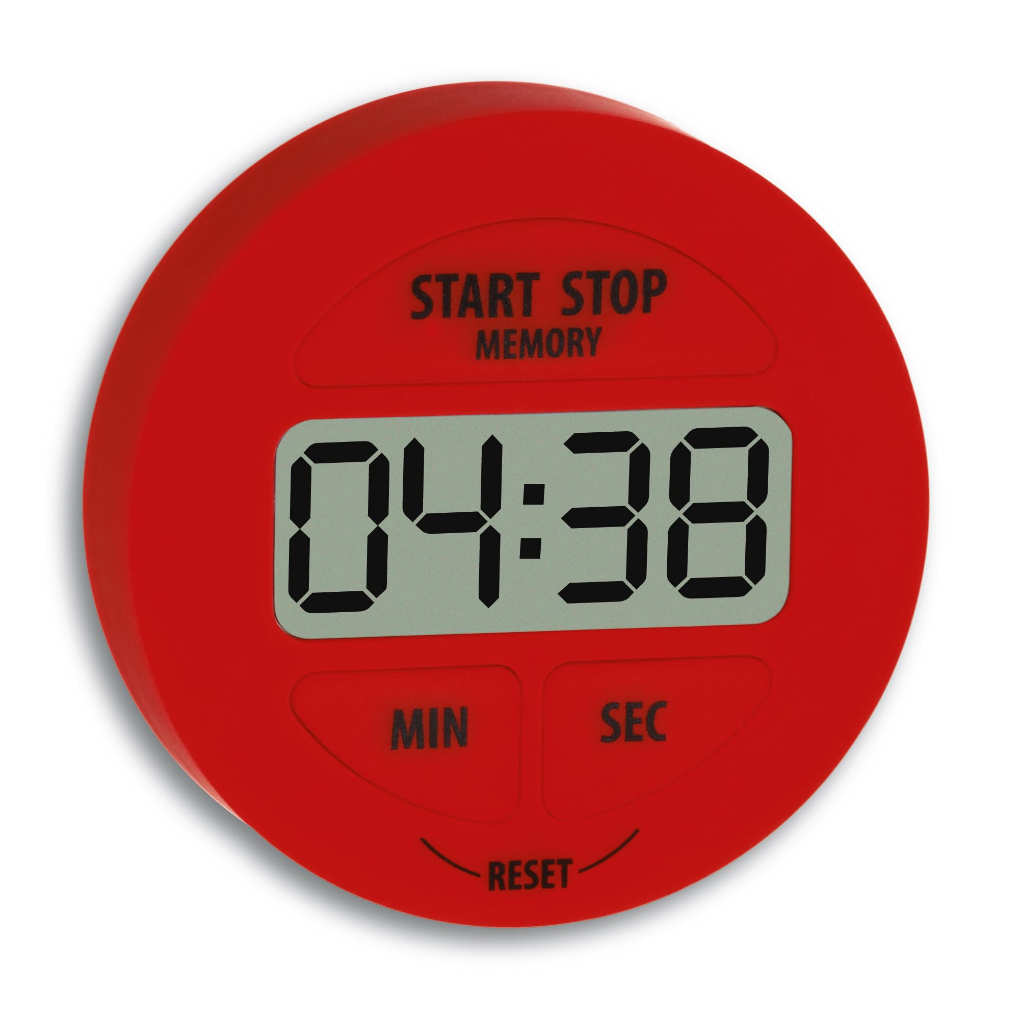 TFA 38.2022.01 Electronic Timer and Stop Clock, red