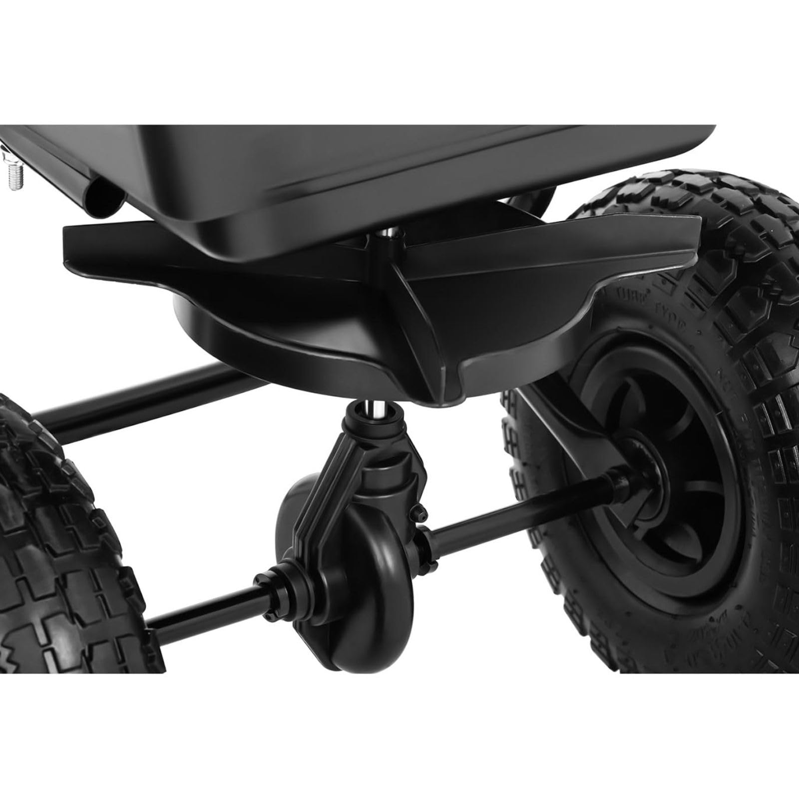 Épandeur Rotatif Manuel À Engrais Gazon Sel Chaux pour Pelouse Sable À Pousser HT-Temple-1 (Volume 15 l, Portée 1-3 m, Produit ø 18 mm Max., Capacité de Charge 136 kg, Acier/PP)