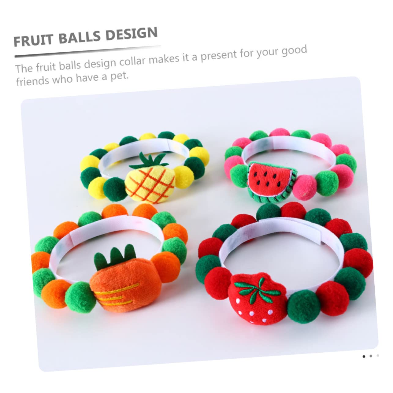 20pezzi Collare Decorativo Per Gattini Stile Fruttato Design Carino Per Feste Collare e Confortevole Per Animali Domestici Accessorio Adorabile Per Gatti e Cuccioli