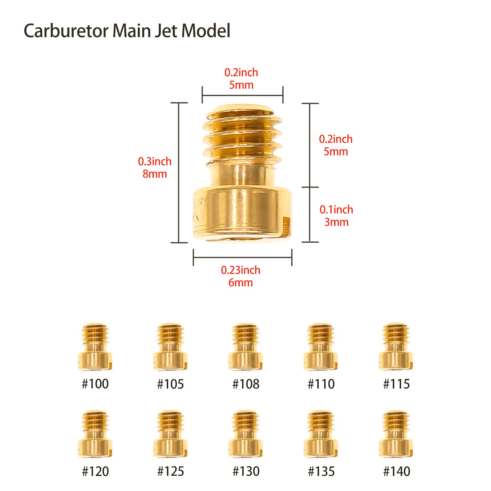 Amazon.com: Banway 40Pcs Carburetor Jet Kit for PWK Keihin