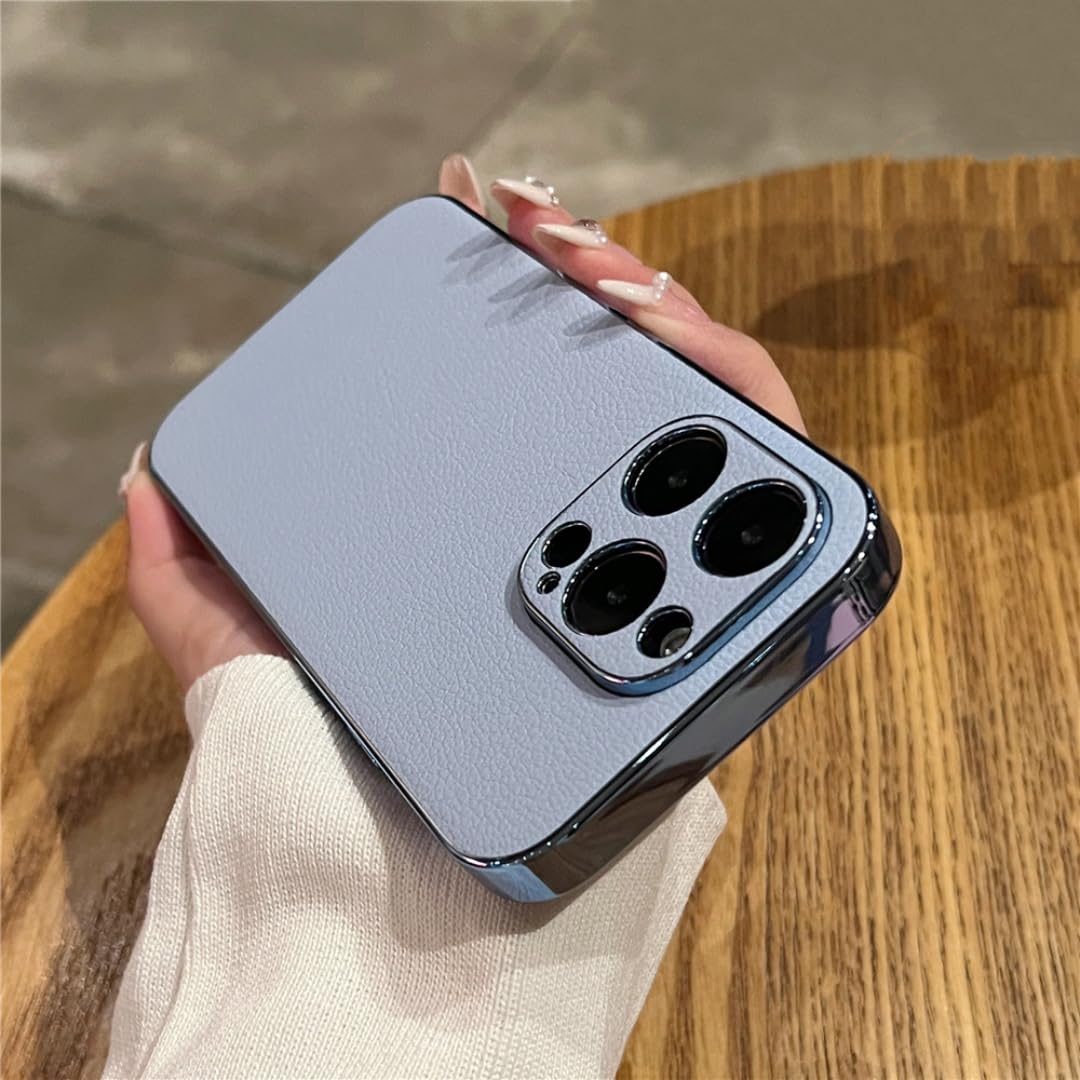 Coque en cuir plaqué pour iPhone 11 Pro Max style rétro luxe