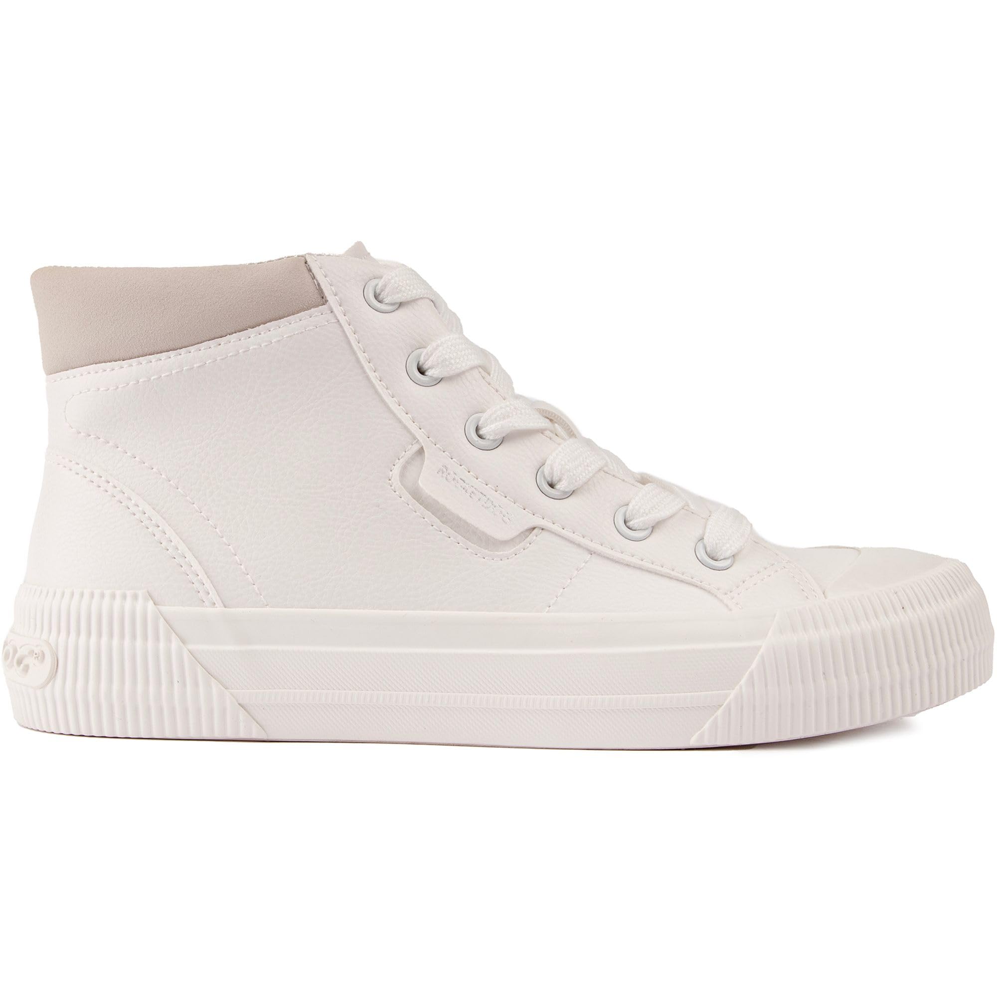 Rocket Dog Womens Cheery Hi Sneaker, White, 6 UK