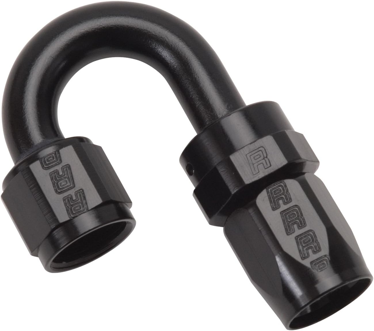 Edelbrock 613515 Full Flow Swivel Hose End 180 Deg -8 An Tight Radius All Blk Finish