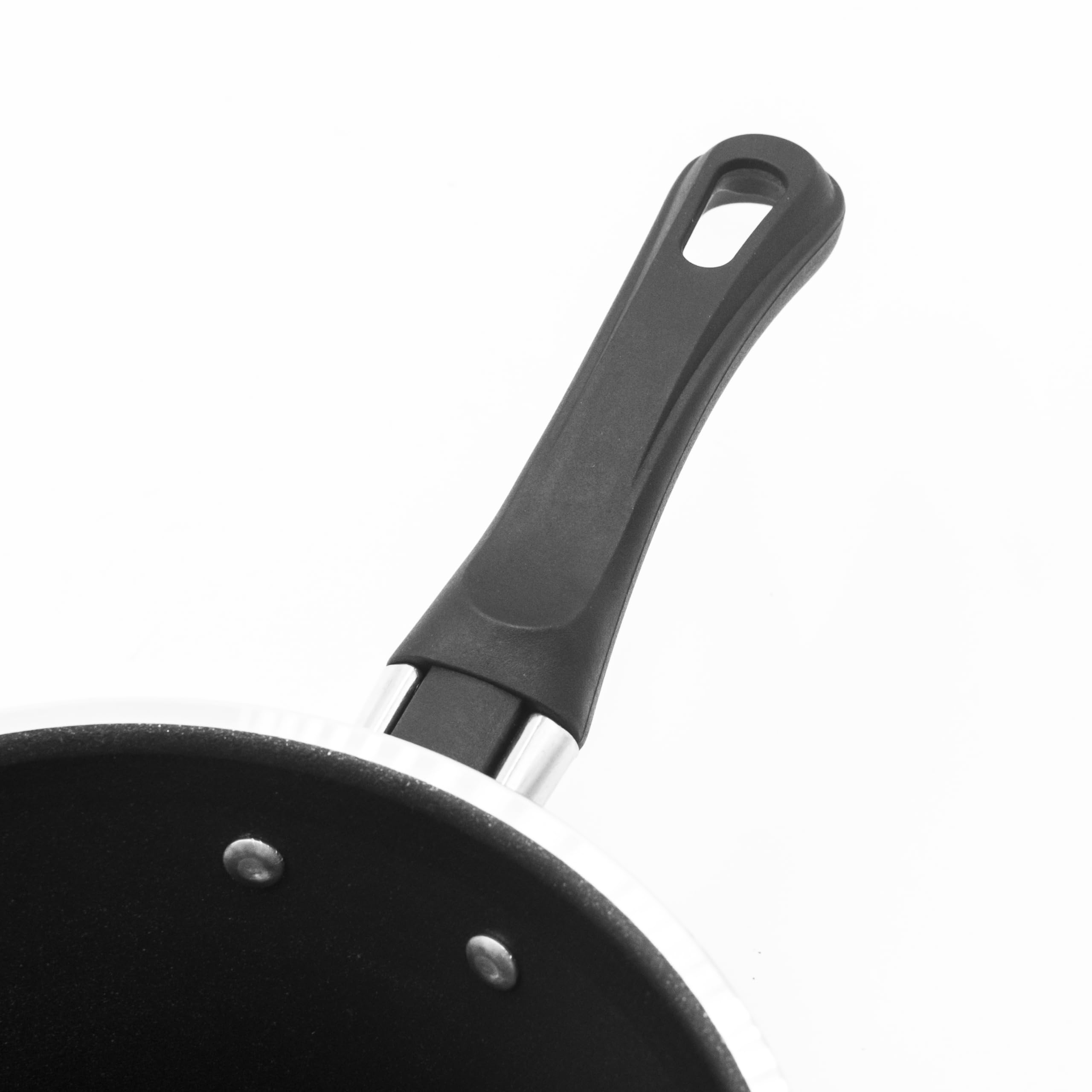 Zanetti, Casseruola Antiaderente Conica, Casseruola con Beccuccio in Alluminio Alimentare, Diametro 14 cm, Made in Italy