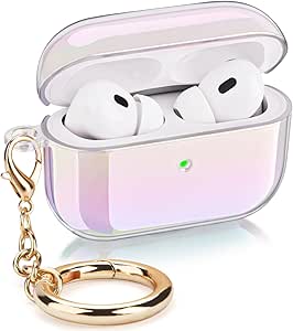 VISOOM Cute Jewelry Case For Airpods 4, Sparkly Glitter, Hard TPU, Heavy Duty Protection, Case For Apple Airpods 4th Gen, Protecting And Enhancing - View #5
