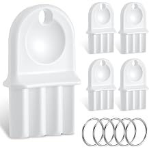Geelin 5 Pcs Paper Towel Dispenser Key, Fits Most Commercial Toilet Dispensers & Paper Towel Dispensers for Janitors Maintenance Professionals, Universal Replacement White
