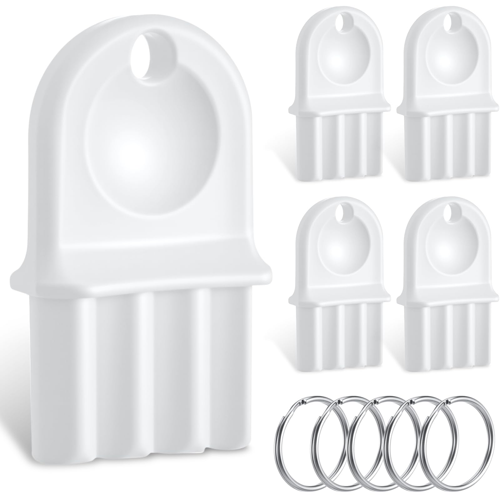 Photo 1 of Geelin 5 Pcs Paper Towel Dispenser Key, Fits Most Commercial Toilet Dispensers & Paper Towel Dispensers for Janitors Maintenance Professionals, Universal Replacement (White)