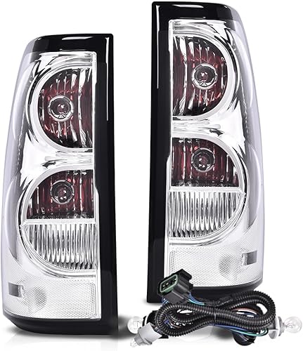 Miniatura 9 de G-PLUS Luces traseras de freno con bombilla compatible con Ford F150 2009-2014 FO2818148, FO2819148 Lente transparente Luces Traseras, Faros