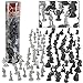 Humans Vs Aliens Space Monster Action Figure Toy Playset - Giant 90 pc Set w 16 Unique Futuristic Sculpts - Great for Party Favors, Decorations, Dioramas, etc