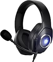 Vista 1 de YOTMS Auriculares para juegos para PS5, PS4, PC, Switch, Xbox One, auriculares inalámbricos Bluetooth sobre la oreja para laptop, tablet, Q8 2 en 1