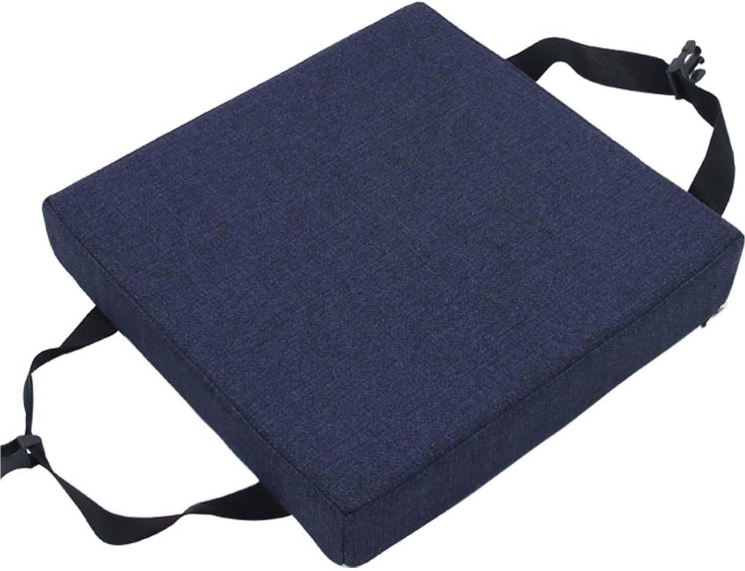 BLLMTEAR Stool Cushion Square with Ties, Non-Slip Bar Stool Cushion Square Seat Cushion With Machine Washable Cover Chair Seat Cushion Textured Barstool Pad(2,10X10x2in/25x25x5cm)