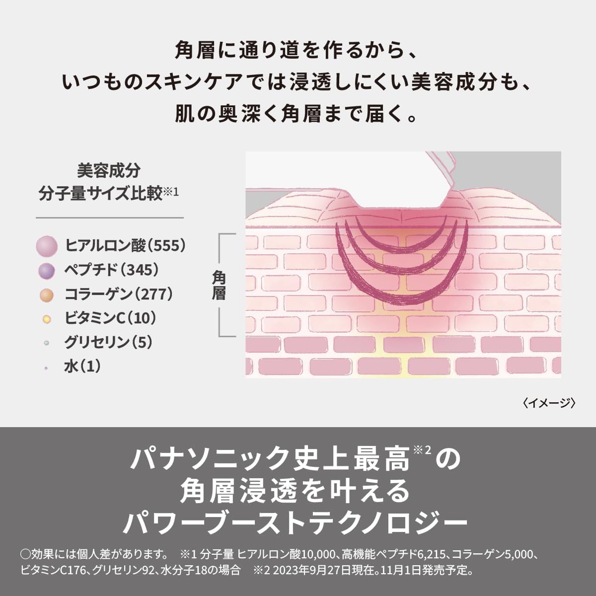 Amazon.co.jp: 【セット品】パナソニック イオン美顔器 イオン