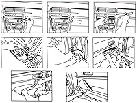 Vista 8 de 4 unids 2.12 oz espesar el panel de la puerta del coche Dash Trim Radio Audio Removal Instalar Palanca Herramientas Kit Amarillo