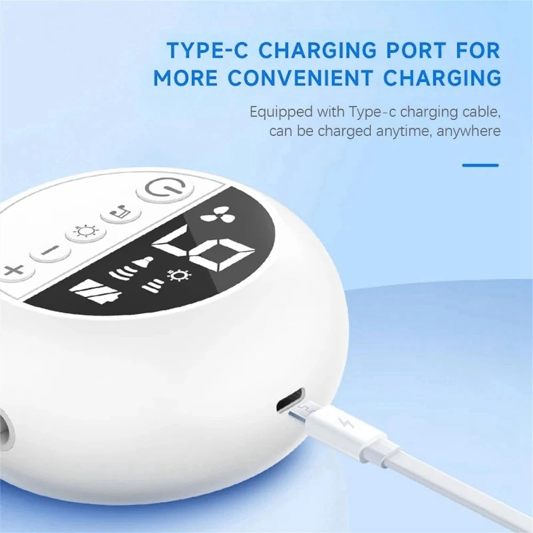 2X Limpiador de Nariz Eléctrico con Música y Brillo Suave, Potente Aspirador Nasal Eléctrico, Aspiradora Recargable para Bebés