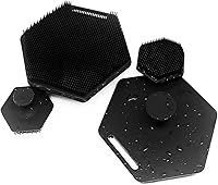 Vista 1 de Exfoliante corporal de silicona y limpiador facial, cepillos corporales de cerdas suaves para exfoliar la piel y un baño cómodo, limpiador de ducha