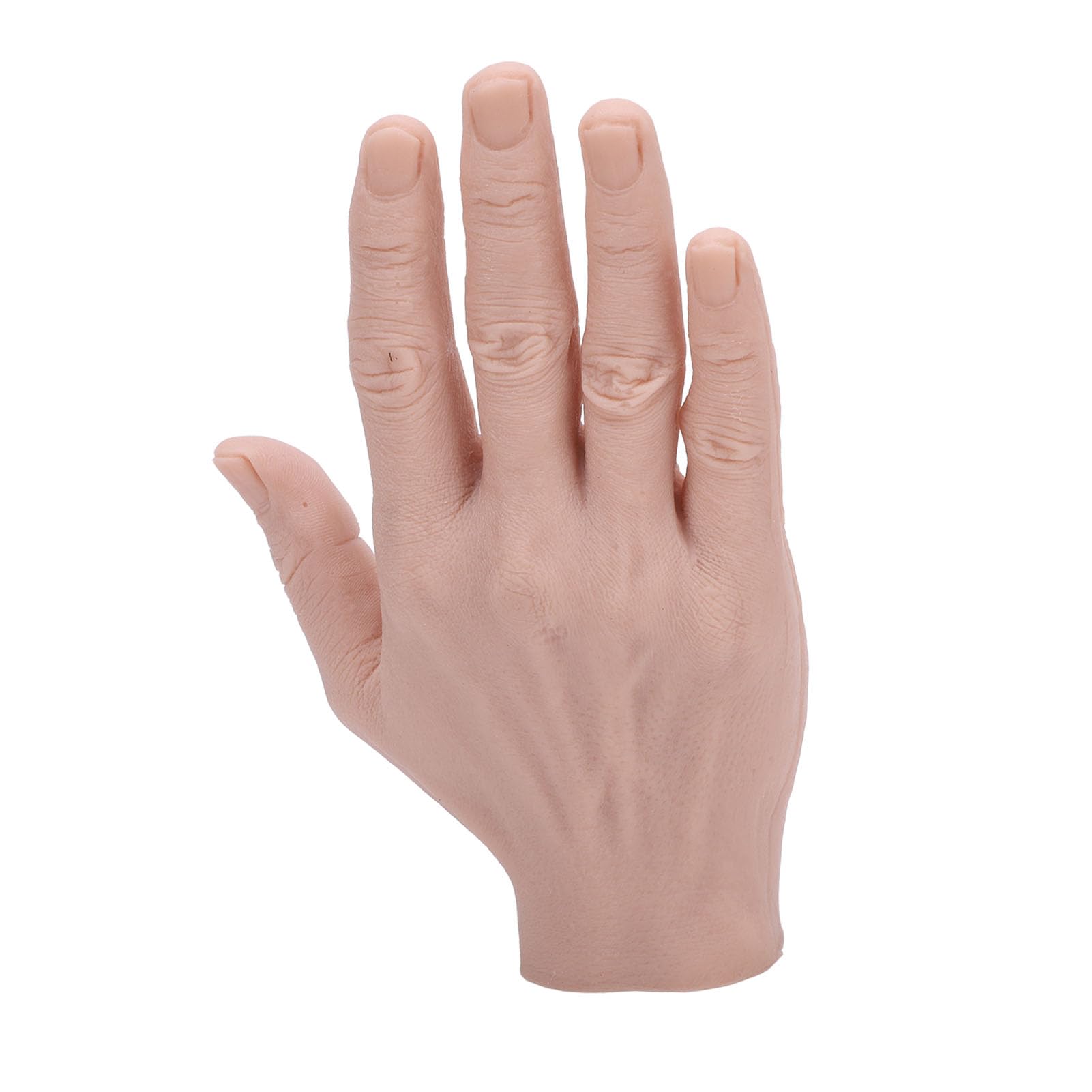 Silikon-Mannequin-Hand, Silikon-männliches Handmodell, Wiederverwendbares Simulations-Silikon-künstliches Handmodell, Biegbare Künstliche Hand für Festival-Requisiten, Malübungen