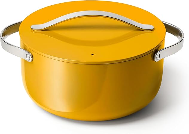 Caraway Nonstick Ceramic Dutch Oven Pot with Lid (6.5 qt,