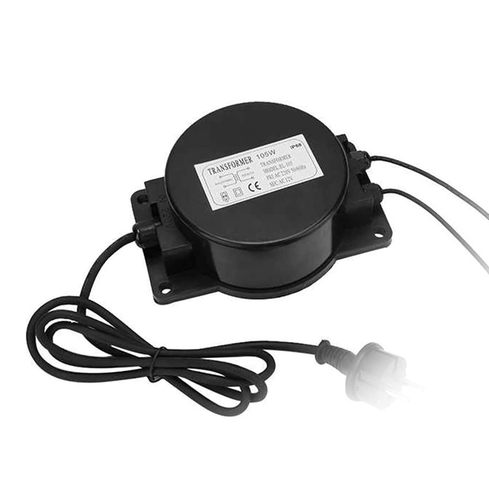 IP68 Waterproof Power Supply Converter, Voltage Converter Transformer 220V to AC 12V/24V, for Swimming Pool Lights, Water Pump, Outdoor Lighting, Underwater, Spotlights ( Color : AC12V , Size : 60W )