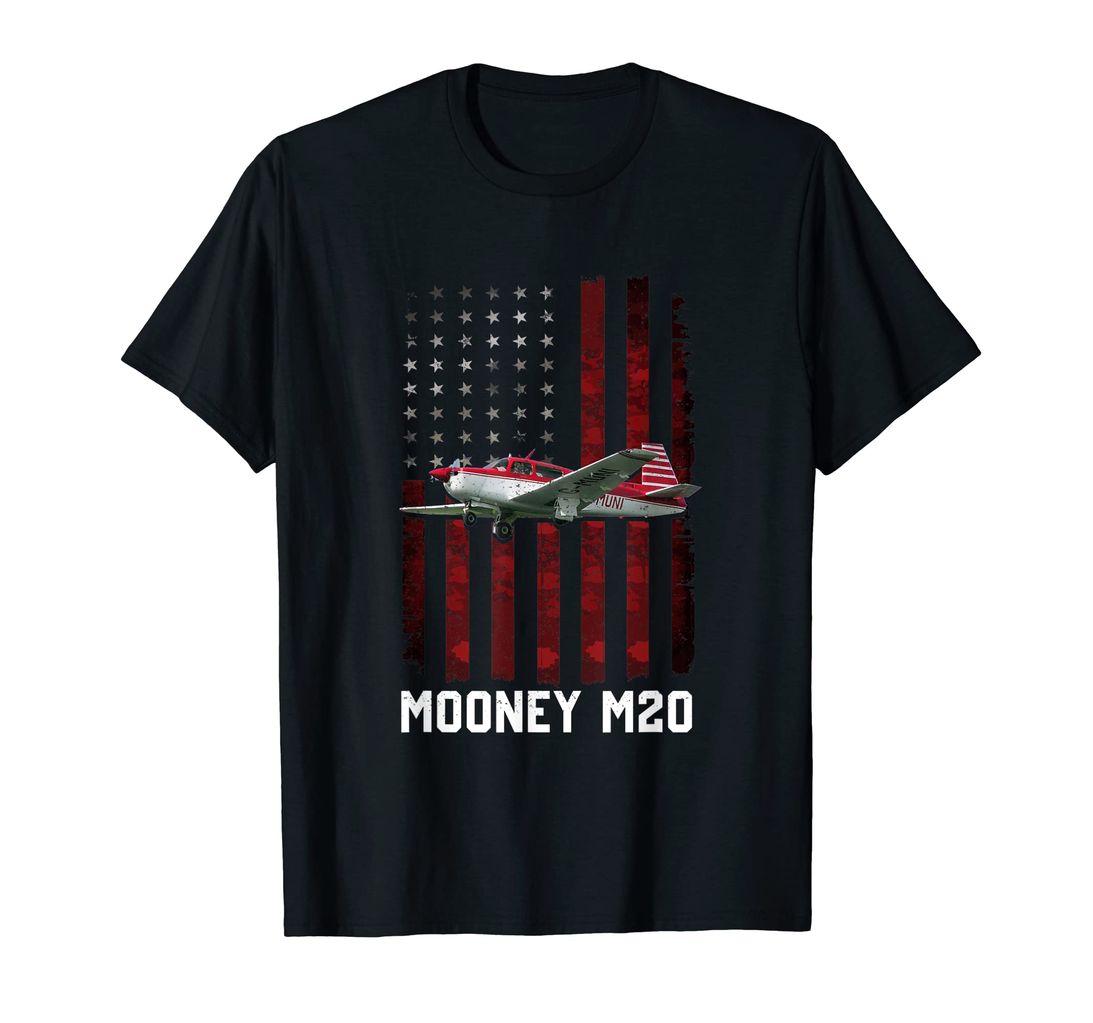 aviation aircraft flagMooney M20, Mooney m20k T-Shirt