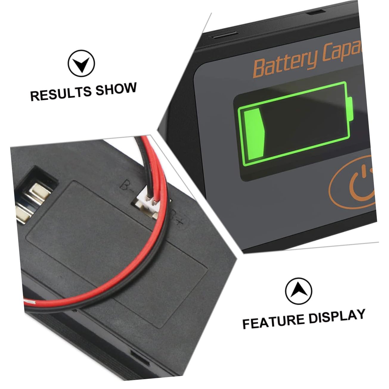 Comprobador Digital de Batería Pantalla Lcd y Retroiluminación