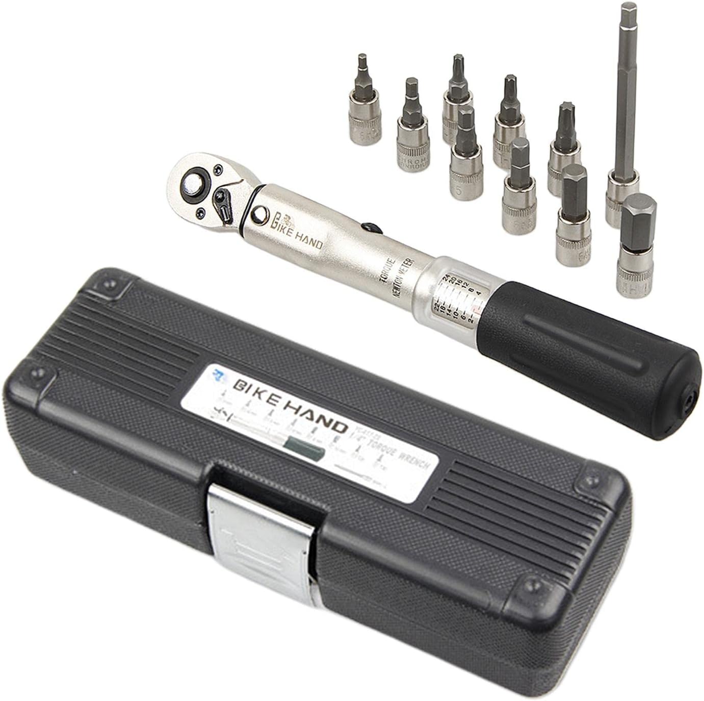 Luzhengyang Portable Bike Torque Wrench Set 1/4 Inch