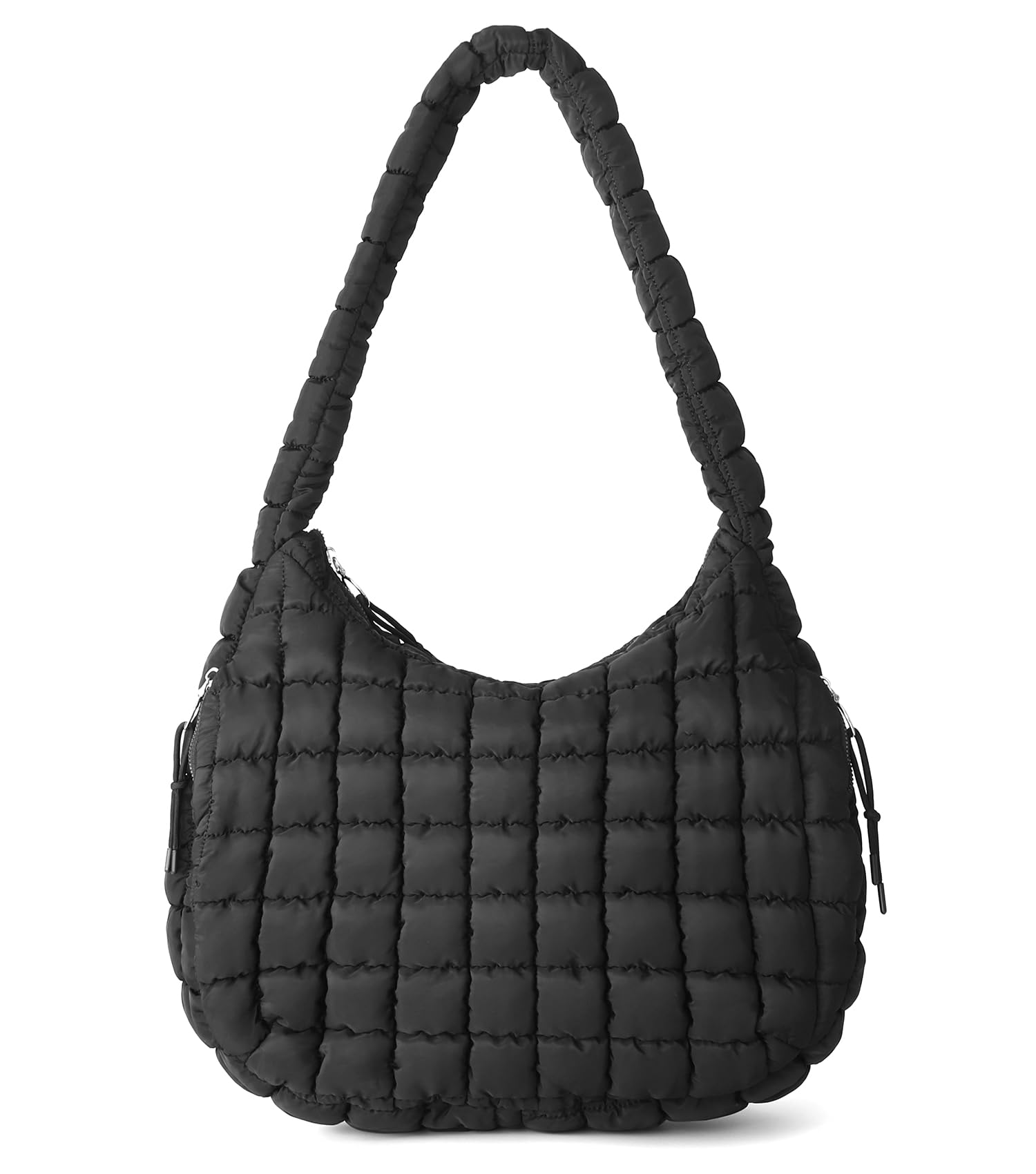 AUACDIY Puffer Tote Bag Quilted Tote Bag for Women Large Puffy Purse Lightweight Padding Cotton Crossbody Carryall Bag