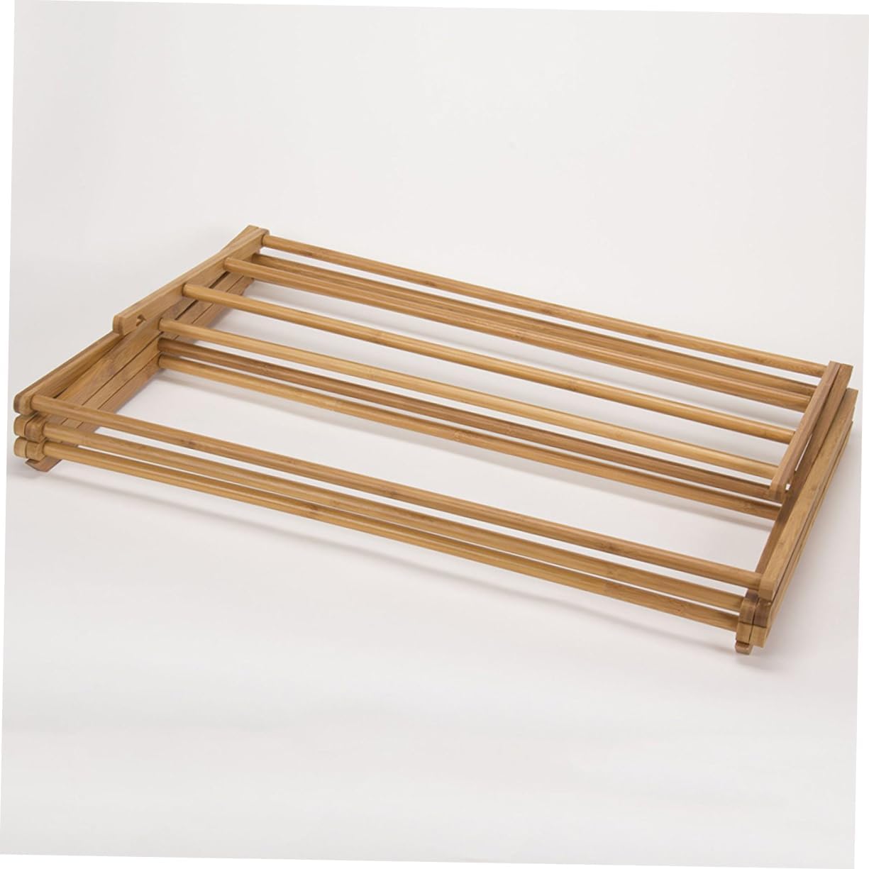 1pc Retractable Clothes Drying Rack Multi-Function Floor Stand for Use Space-Saving Design for Towels Clothes and More