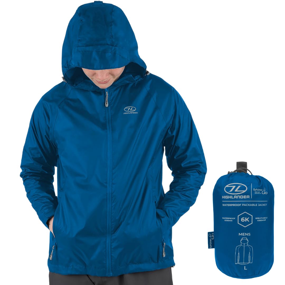 HIGHLANDER Stow & Go Chaqueta Hombre (Pack de 1)