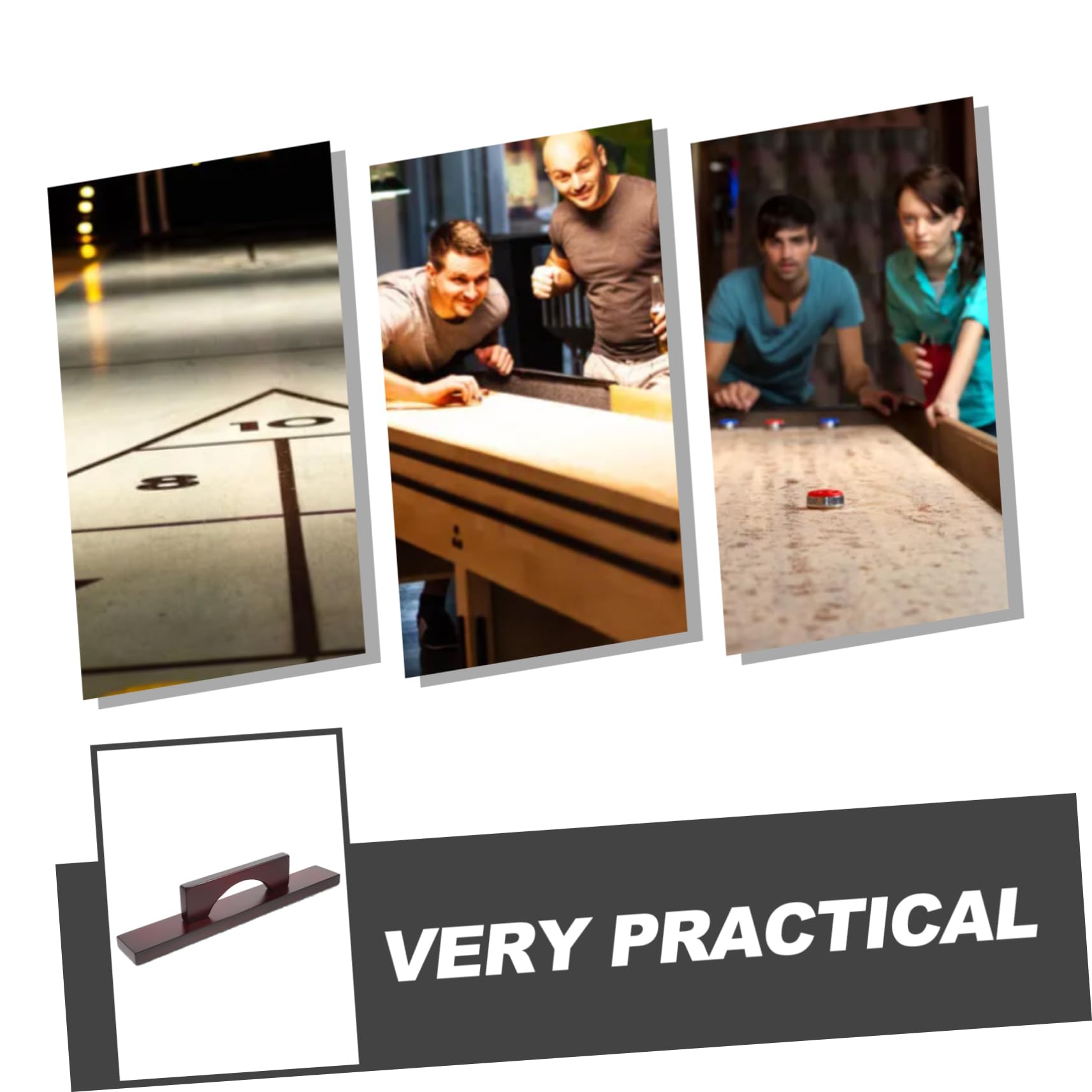Kisangel Bürste Für Shuffleboard Tisch Polyesterfaser Holz Shuffleboard Zubehör Shuffleboard Pucks Bürste Shuffleboard Reinigungsbürste