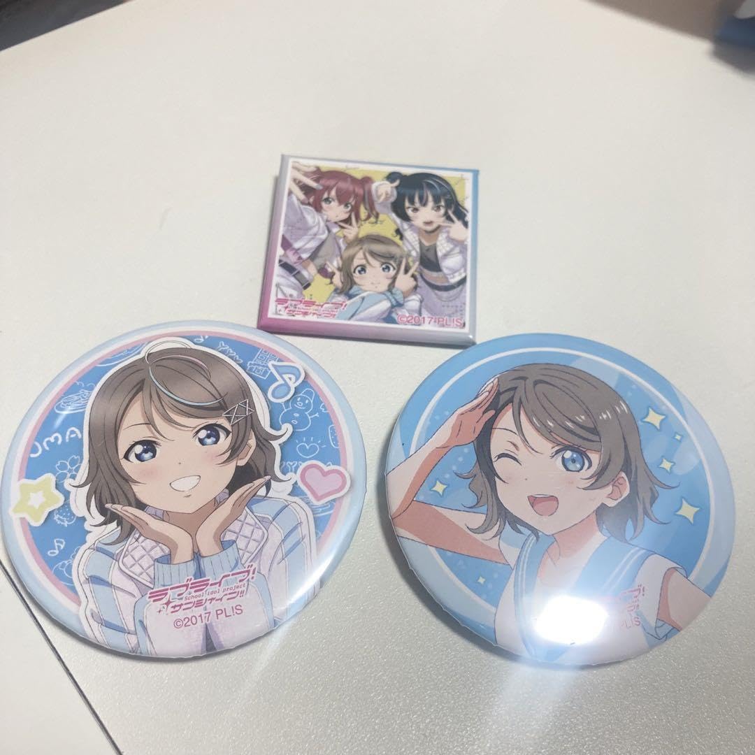 ラブライブ！サンシャイン ガチャ 渡辺曜 缶バッジ Aqours Finale