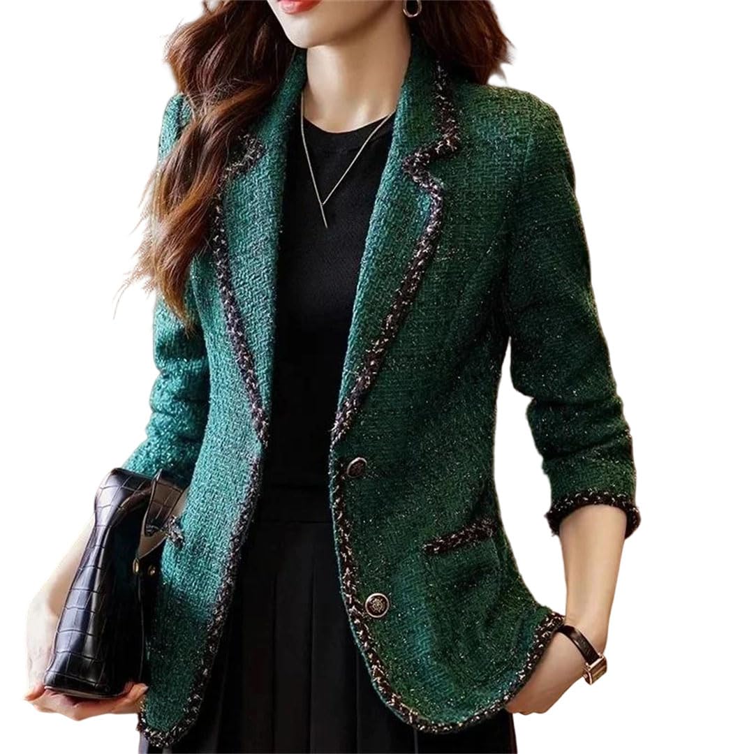 Womens Korean Style Professional Suit Jacket Stylish Miniature Business Coat