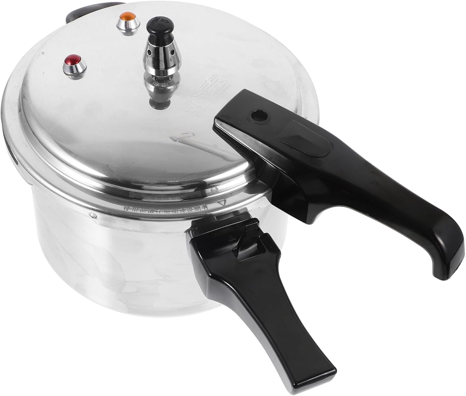 Cabilock Aluminum Alloy Pressure Cooker Polished Composite Bottom Pot for Gas Induction Stoves Fast Cooking Kitchen Cookware with Pot Design Compatible with Electric Gas Burners