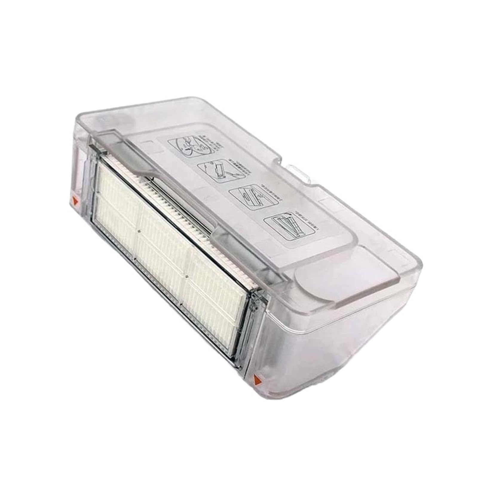 FCOIN Dust Box ，Compatible for Mijia， Mop P STYTJ02YM 3C B106CN ，Compatible for VIOMI， V2 Sweeping Robot Vacuum Cleaner Dust Bin Replacement Accessories
